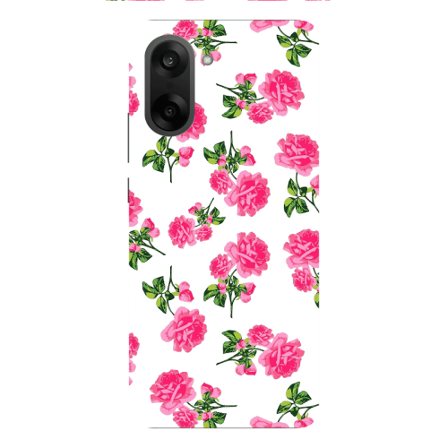 Oneplus Nord CE 5 Roses White Transparent Silicone TPU Θήκη